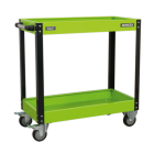 green 2 level trolley