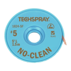Techspray 1824-5F No Clean Wick Rosin Free Desoldering Braid - Brown 1.5m x 3.3mm 