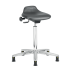 ESD/Antistatic Vinyl Sit Stand Stool - Cleanroom