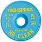 Techspray 1821-5F No Clean Wick Rosin Free Desoldering Braid - Yellow 1.5m x 1.4mm