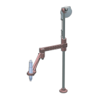 Articulated Torque Reaction Arm + clamp for straight tool