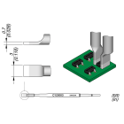 JBC C120003 Tip cartridge dual in line IC tip 3mm (each but pair required)