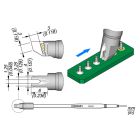 JBC C245651 Tip Cartridge Drag 1.25 mm, 20mm Longer