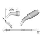 JBC C245863 Tip Cartridge Chisel Bent 1.8 x 0.8mm, 20mm Longer