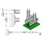 JBC C420278 Tip Cartridge Dual In Line Blade 20.0mm