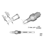JBC C560-003 Tip - Through-hole Desoldering Cartridge Ø 1