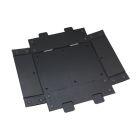 Corriplast Collapsible Conductive Tote Box 600x400x220mm External, 588x376x214mm Internal Dimension