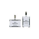ESD Anti Static Badge holder conductive credit card size with clip