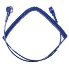 ESD Anti Static Coil Cord stud to stud 1.8m Dark Blue