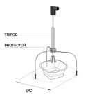 JBC T2250 Tripods 85mm dia