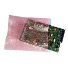 Pink ESD Anti-static Self Seal Bubble Bags 100x135mm+30mm S/S Flap (4" x 5") per 750