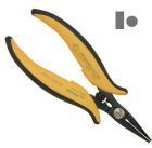 Piergiacomi Plier flat nose smooth 1 flat &1 round nose 140mm