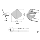 JBC W14012F Flat Blade Cartridges 12mm