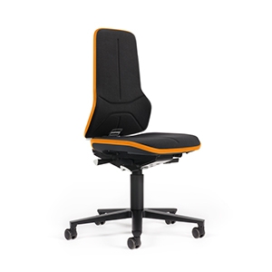 Low Chair With Casters - ESD NEON