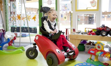 The Wizzybug giving powered mobility to disabled children under 5